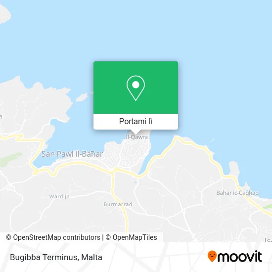 Mappa Bugibba Terminus