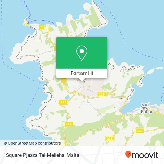 Mappa Square Pjazza Tal-Melieha