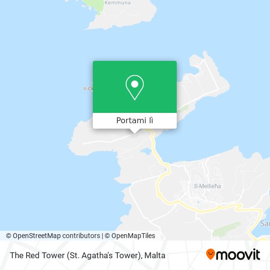 Mappa The Red Tower (St. Agatha's Tower)