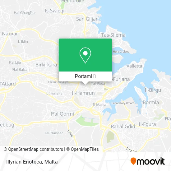 Mappa Illyrian Enoteca