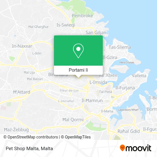 Mappa Pet Shop Malta