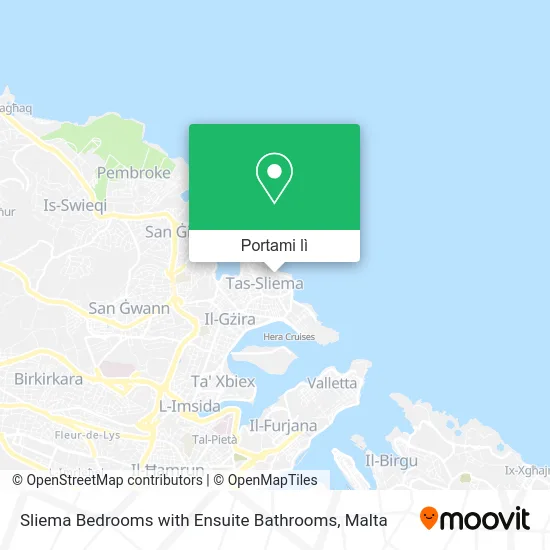 Mappa Sliema Bedrooms with Ensuite Bathrooms