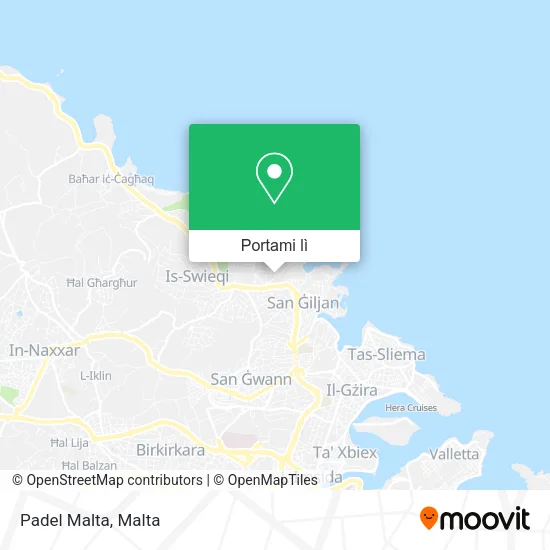Mappa Padel Malta