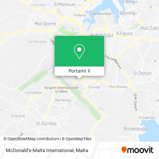 Mappa McDonald's-Malta International