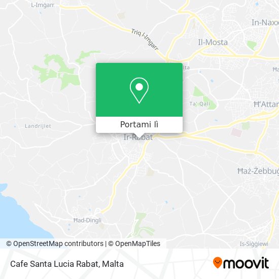 Mappa Cafe Santa Lucia Rabat