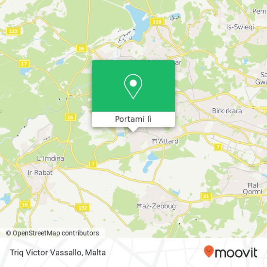 Mappa Triq Victor Vassallo