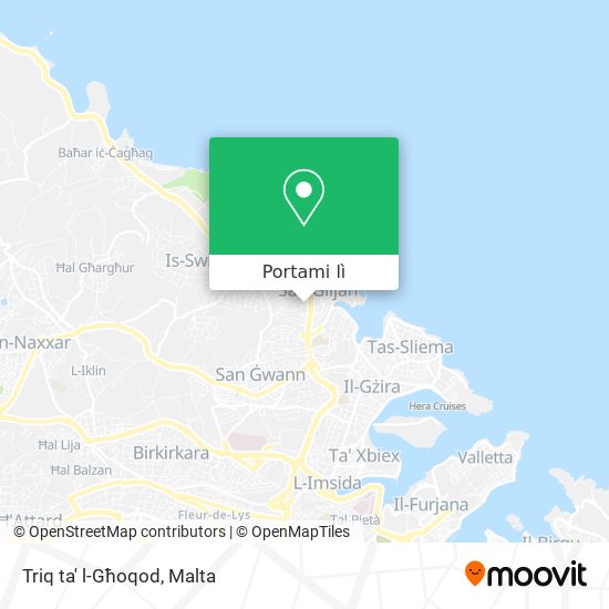 Mappa Triq ta' l-Għoqod