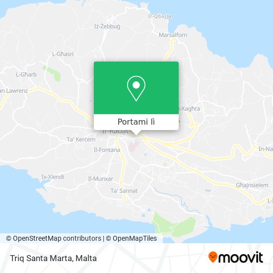 Mappa Triq Santa Marta