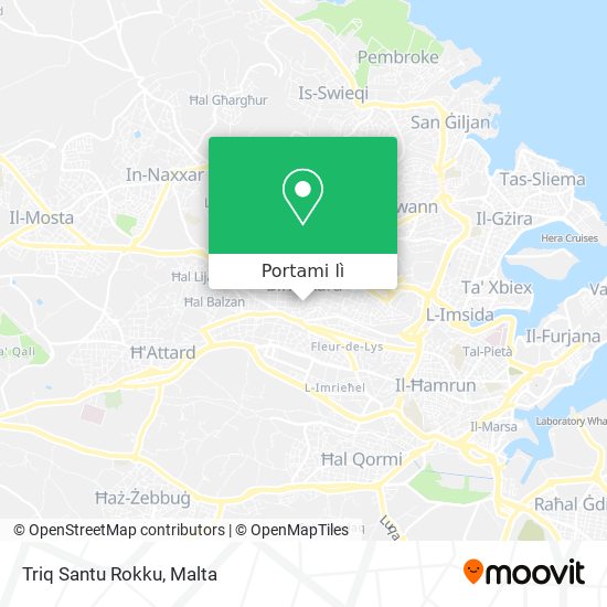 Mappa Triq Santu Rokku