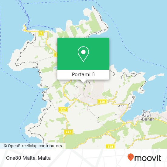 Mappa One80 Malta