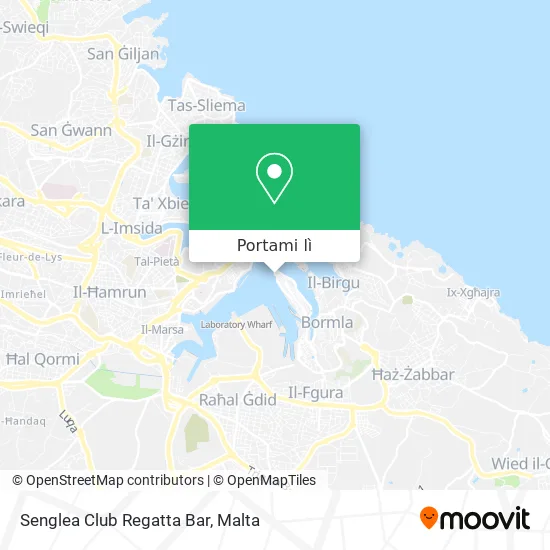 Mappa Senglea Club Regatta Bar