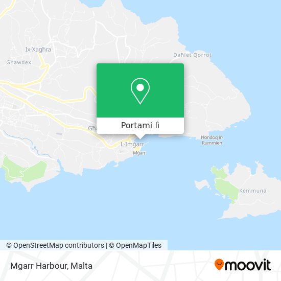 Mappa Mgarr Harbour