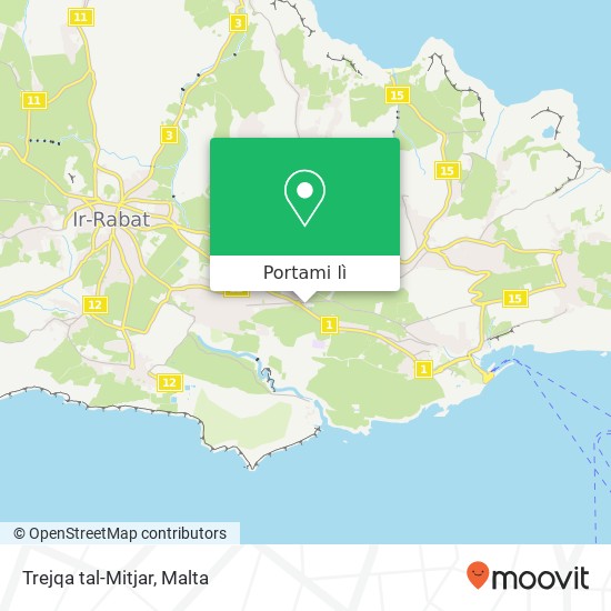 Mappa Trejqa tal-Mitjar