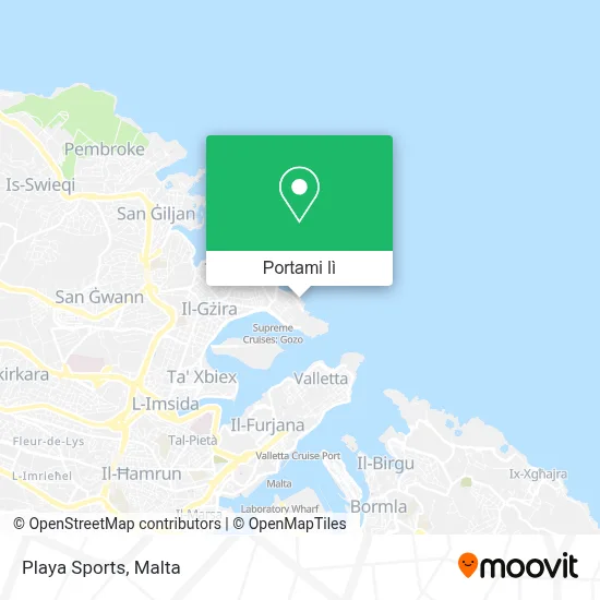 Mappa Playa Sports