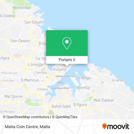 Mappa Malta Coin Centre