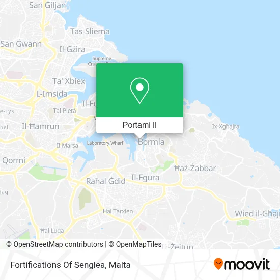 Mappa Fortifications Of Senglea