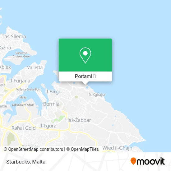 Mappa Starbucks