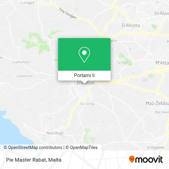 Mappa Pie Master Rabat