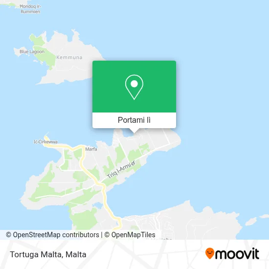 Mappa Tortuga Malta