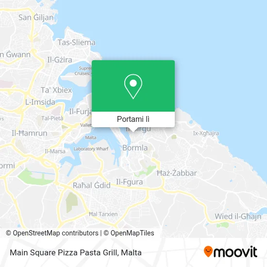 Mappa Main Square Pizza Pasta Grill