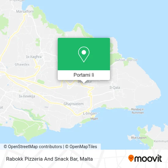 Mappa Rabokk Pizzeria And Snack Bar