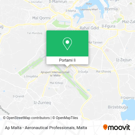 Mappa Ap Malta - Aeronautical Professionals