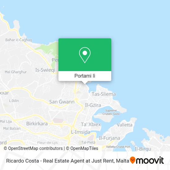 Mappa Ricardo Costa - Real Estate Agent at Just Rent
