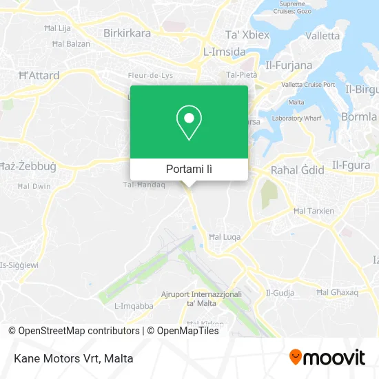 Mappa Kane Motors Vrt