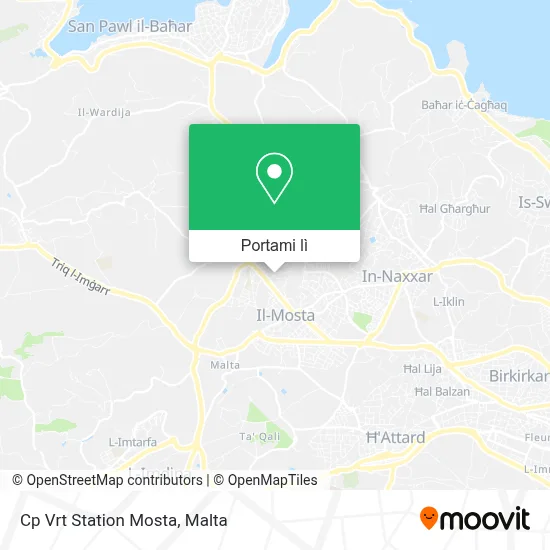 Mappa Cp Vrt Station Mosta