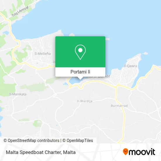Mappa Malta Speedboat Charter