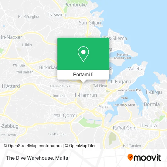 Mappa The Dive Warehouse