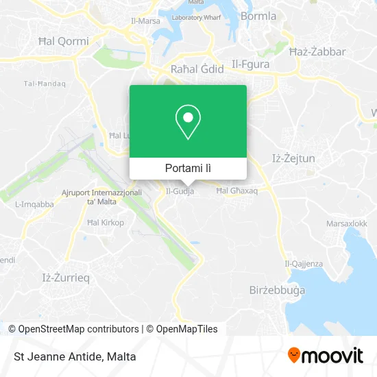 Mappa St Jeanne Antide