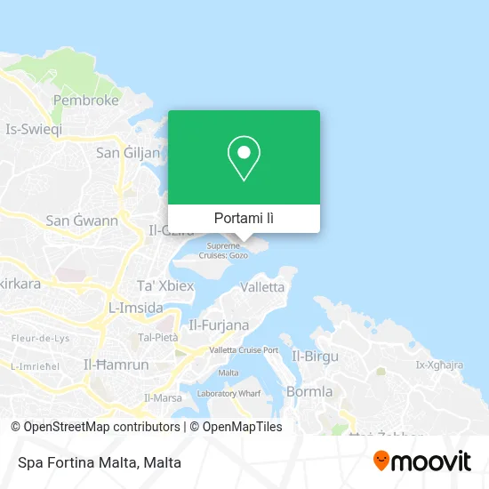 Mappa Spa Fortina Malta