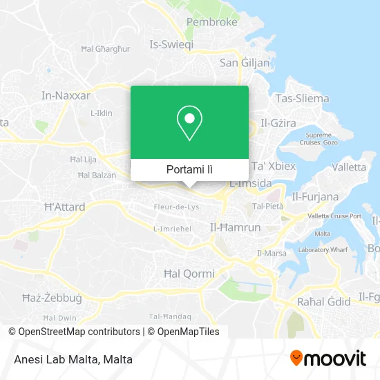 Mappa Anesi Lab Malta
