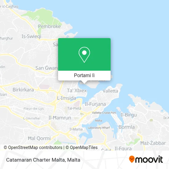 Mappa Catamaran Charter Malta
