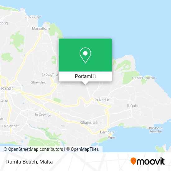 Mappa Ramla Beach