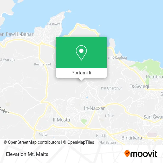 Mappa Elevation.Mt