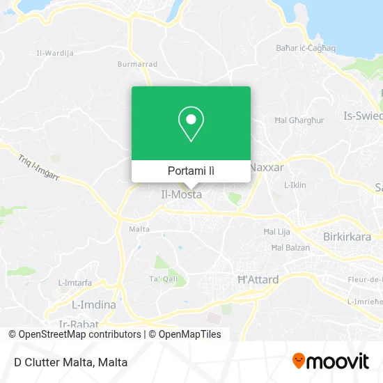 Mappa D Clutter Malta