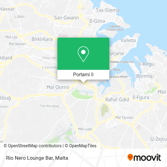 Mappa Rio Nero Lounge Bar