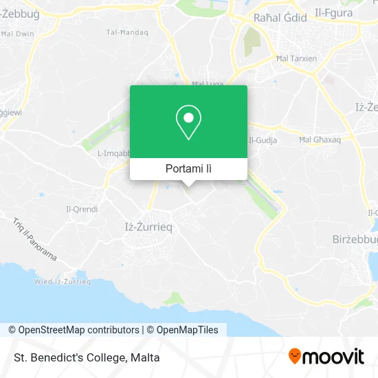 Mappa St. Benedict's College