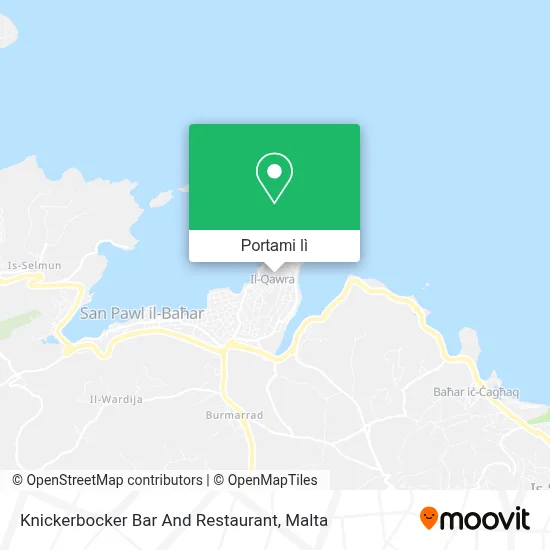 Mappa Knickerbocker Bar And Restaurant