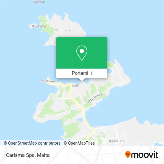 Mappa Carisma Spa