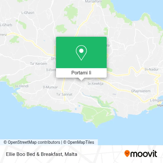 Mappa Ellie Boo Bed & Breakfast