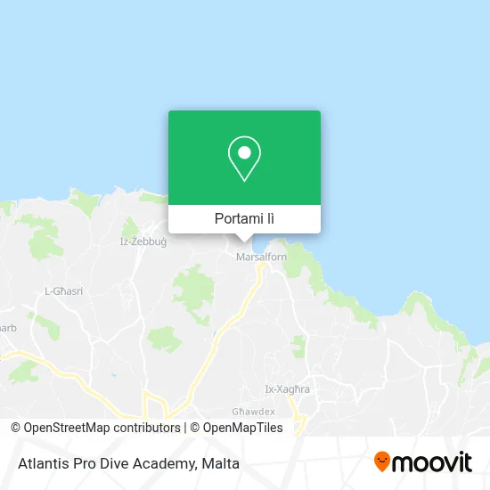 Mappa Atlantis Pro Dive Academy