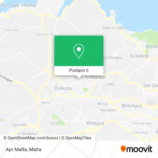 Mappa Apr Malta