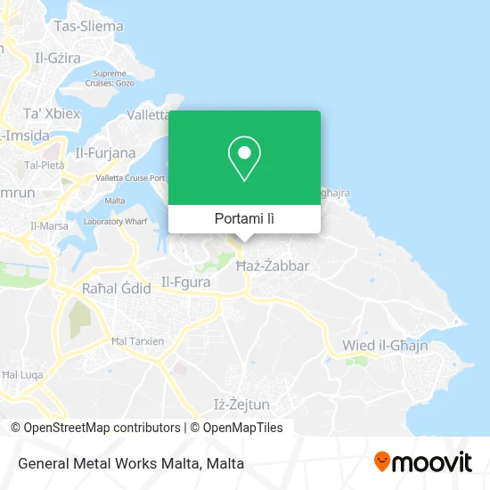 Mappa General Metal Works Malta