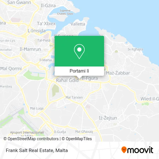 Mappa Frank Salt Real Estate