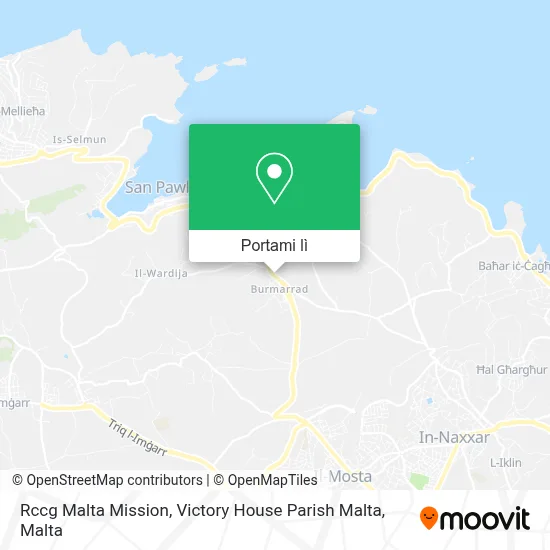 Mappa Rccg Malta Mission, Victory House Parish Malta