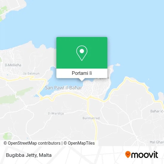 Mappa Bugibba Jetty