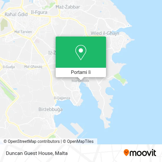 Mappa Duncan Guest House